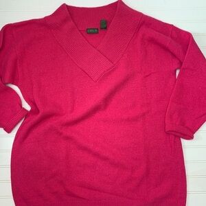 Vintage Robinson’s hot pink sweater L